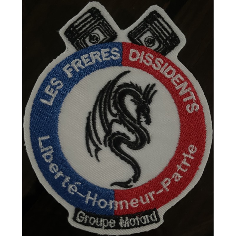 Patchs brodés FRERES DISSIDENTS Groupe Motard